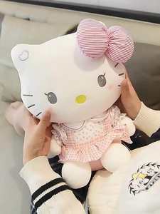 Горячая распродажа: плюшевые игрушки-кошки OEM, аниме-фигурки, кавайные плюшевые игрушки-животные для детей - Product Image 2