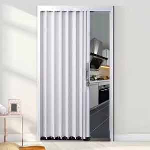 Thiết kế hiện đại chống cháy và an toàn hợp kim nhôm cửa trượt accordion gấp màn hình với có thể gập lại mở phương pháp bán buôn - Product Image 1