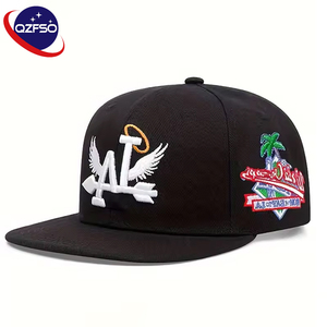Casquette de baseball QZFSO personnalisée avec logo brodé 3D, effet vieilli, 6 panneaux, haute qualité, style Gorras Dad - Product Image 1