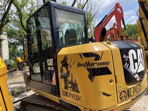 Mini-pelle Caterpillar CAT 305.5E2 d'occasion Modèle 320D Excellent état Composants du noyau Pompe à moteur Moteur à engrenages sur chenilles - Product Image 6