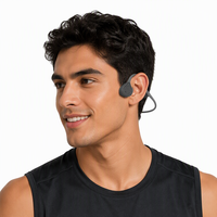 Écouteurs sans fil Bluetooth 5.2 à tour de cou, magnétiques, intra-auriculaires, pour le sport, étanches IPX5, basses profondes, avec micro pour la course à pied