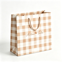 Sac en papier kraft recyclable - Emballage écologique avec laminage personnalisable pour vêtements, cosmétiques et produits de style de vie