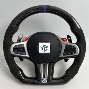 Volante de Fibra de Carbono para BMW G20 G30 G20 G80 G21 G22 G31 G32 G11 M3 M4 M5 330i <span class=keywords><strong>330e</strong></span> 340i 440i, Volante con LED - Product Image 3
