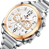 REWARD – Montre octogonale pour hommes, grande taille, Oem de luxe, Quartz solide en acier inoxydable, montres de Sport pour hommes, Montre pour Homme