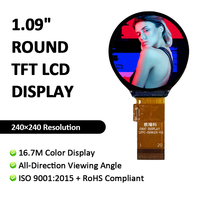 Écran LCD TFT MCU-8BIT de 1,09 pouce 240x240 GC9A01, petit écran rond