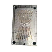 Moule à injection plastique à faible coût pour cuillère, couteau et fourchette