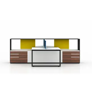 Cheap Modern Call Center E1 Melamine Board Customized Staff Office Workstation Desk Office Furniture