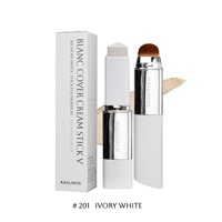 Stick de fond de teint double embout changeant de couleur, haute couvrance, waterproof, longue tenue, pour le visage, stick de contour longue durée, sans transfert