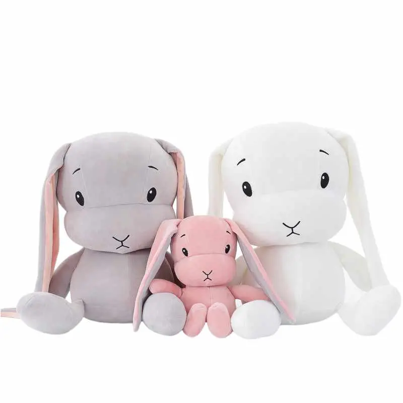 Poupée de lapin en peluche douce, jouet Animal en peluche, vente en gros