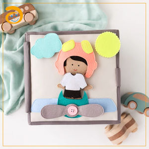 Montessori doux feutre éducatif bébé voyage jouets livre silencieux activité éducation précoce apprentissage feutre livre occupé - Product Image 3