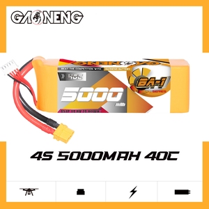 Gaoneng ชุด BA-1 gnb 5000mAh 4S 14.8V 40C 80C แบตเตอรี่ RC Lipo รถ boatelectric RC อุปกรณ์ boatelectric RC Off-load และ ON-load - Product Image 2