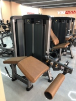 Machine à curl des jambes horizontale à charge par poulie, qualité professionnelle, robuste, pour l'entraînement des ischio-jambiers, équipement de fitness à mouvement fluide