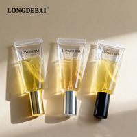 En Stock, Botella de Spray Transparente con Forma de Pasta de Dientes, Portátil, Certificada por la CE, Botella de Vidrio Vacía de 10 ml con Tapa de Plástico