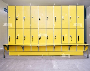Compact HPL <span class=keywords><strong>Locker</strong></span> com Smart Electronic e Combination Lock Impermeável Commercial Gym Fabricante Montado Estrutura - Product Image 4