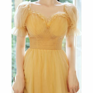 <span class=keywords><strong>Petite</strong></span> <span class=keywords><strong>robe</strong></span> de soirée pour femme, de qualité, jaune, pour anniversaire, examen artistique, <span class=keywords><strong>demoiselle</strong></span> <span class=keywords><strong>d</strong></span>'<span class=keywords><strong>honneur</strong></span>, courte, style quotidien, hiver, animatrice - Product Image 2