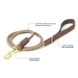 <span class=keywords><strong>Collar</strong></span> y correa de cuero ajustable para perro, <span class=keywords><strong>collar</strong></span> de perro de PU con hebilla de Metal, Correa suave y duradera para mascotas para perros pequeños, medianos y grandes - Product Image 3
