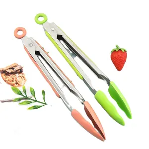 Wholesale prices kitchen Bread Silicone tongs Plastic clamp