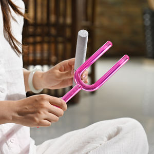 SUCCESS Juego de Diapasones de Cuarzo Transparente de Alta Pureza de 16 mm-25 mm, Instrumento de Sanación con Sonido de Chakra con Sonido Fuerte y Duradero - Product Image 5