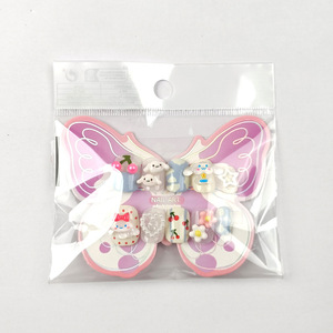 <span class=keywords><strong>Uñas</strong></span> Postizas para Adolescentes <span class=keywords><strong>y</strong></span> Niñas de 12 a 18 Años, Diseño de Mariposa, Ultrafinas, Sin Costuras - Product Image 5