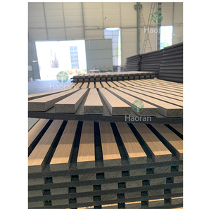 HAORAN <strong>Wall</strong> Decoration Akupanel 3D Design Interior Polyester Acoustic <strong>Panels</strong> Wooden Sound Isolation Slat Acoustic <strong>Wall</strong> <strong>Panels</strong>