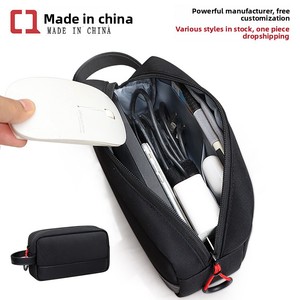 Borsa portaoggetti moderna per accessori digitali, custodia protettiva multistrato in poliestere, per viaggi e tempo libero, antipolvere e antiurto - Product Image 3