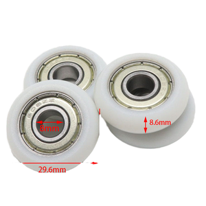 Cam kapılar için Modern naylon sürgülü silindirler çelik plastik kapı silindirleri Al Por Mayor Modern kapı silindirleri Modern sürgülü cam - Product Image 1