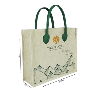 Sac fourre-tout structuré haut de gamme avec logo personnalisé, poignées en cuir PU, fermeture éclair, TRONG DONG TB-JT01, sac cadeau d'entreprise, sac de shopping, OEM/ODM - Product Image 2