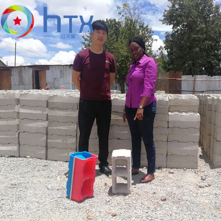 High quality cement concrete paver block molds for building house