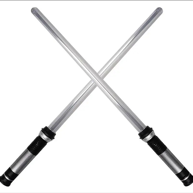 2025 Led Plastic Toy Sword Lightsaber Hilt with 7 Color Changing Non Scalable Light up Toys Plastic Toy Sword