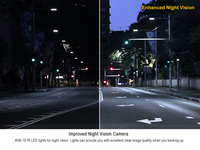 Caméra de recul de voiture numérique sans fil TFT LCD 2Ch 7 pouces avec système de caméra de vision nocturne pour camion-bus