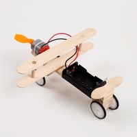 Planeurs électriques en bois à vapeur, jouets d'avion éducatifs, kits d'expérimentation scientifique, bricolage