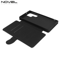 Funda Protectora para Teléfono Serie S de Novelcases, Diseño Personalizado por Sublimación 2D, Lona + Cuero PU, para S25 Ultra/S23/S22
