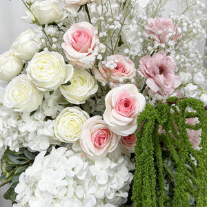 Arreglo Floral de Seda Artificial con Musgo Verde en Cascada - Centro de Mesa Realista para Bodas, Decoración Duradera - Product Image 3