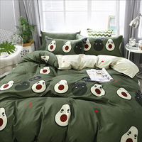 Housse de couette personnalisée imprimée couette polyester oreiller de lit draps colorés taies d'oreiller maison Textile couvre-lit ensemble de literie