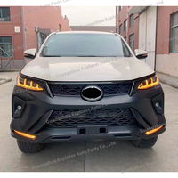 Body Kit untuk Fortuner 2012 - 2015 Konversi ke Fortuner 2023 Legender Aksesoris Facelift untuk Toyota Fortuner 2014 Bodykit