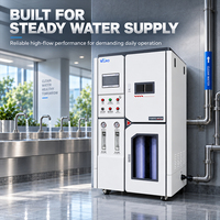 Station d'eau intelligente automatisée à haut débit avec PLC pour la teinture et la finition textile à grande échelle