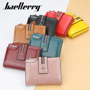 Baellerry Women's Short <b>Wallet</b> PU Leather Multifunctional Tassel Zippered Card <b>Holder</b> Red - Product Image 4