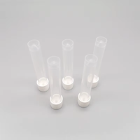 Tube de conservation d'ADN/RNA fécal stérile de haute qualité de 15 ml avec cuillère pour tests de laboratoire
