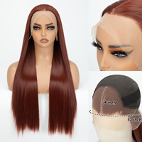 Vente en gros de bandeaux élastiques en dentelle 13 * 4, perruque complète tissée à la main, facile à porter au quotidien
