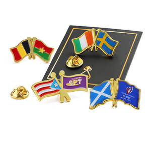Souvenir cadeaux drapeau broche métal alliage de Zinc émail épingle insigne personnalisé or 2d 3D <span class=keywords><strong>columbia</strong></span> chypre suisse drapeau irlandais épinglette - Product Image 2