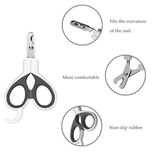Bán buôn Chất lượng cao màu xám nhân bản thiết kế thép không gỉ Pet kéo móng tay - Product Image 3