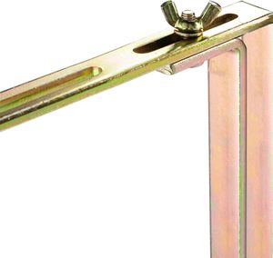 Collection extérieure Owens, <span class=keywords><strong>table</strong></span> suspendue en bois naturel pliable pour balcon, <span class=keywords><strong>table</strong></span> <span class=keywords><strong>demi</strong></span>-<span class=keywords><strong>ronde</strong></span> pour balcon, terrasse, véranda - Product Image 6