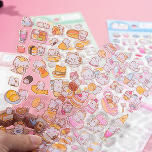 WOWEI <span class=keywords><strong>Adesivi</strong></span> <span class=keywords><strong>Murali</strong></span> 3D Impermeabili in Stile Giapponese con Animali Carini, <span class=keywords><strong>Adesivi</strong></span> in PVC per Bambini, Decorazione Casa e Album Fotografico - Product Image 6