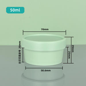 Plastique PP <span class=keywords><strong>rose</strong></span> 100g 50g pots de crème cosmétique vides masque Facial <span class=keywords><strong>argile</strong></span> boue soins de la peau conteneurs de stockage pour masque de gommage corporel Pot - Product Image 3