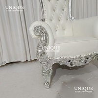 Chaise longue classique sculptée à la main de style européen-Ensemble de meubles de canapés de salon canapé-lit paresseux en forme de canapé Designs Wood Antique