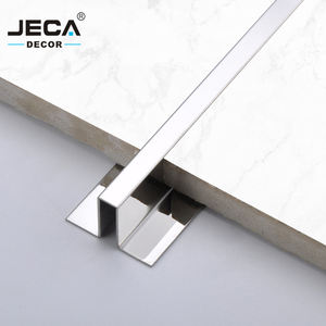 Décoration de carreaux de sol en acier inoxydable, usine de fuchsia, Clips décoratifs en métal chromé de qualité 304 - Product Image 3