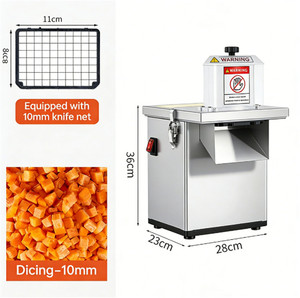 Machine à trancher électrique multifonctionnelle haute performance, coupe-légumes commercial pour pommes de terre, citrons, fruits et légumes - Product Image 3