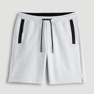 กางเกงขาสั้นผ้าแคนวาสผสมขนแกะสำหรับผู้ชาย สไตล์ลำลอง 100% ผ้าฝ้าย เป็นมิตรกับสิ่งแวดล้อม แห้งเร็ว ระบายอากาศดี MOQ ต่ำ สไตล์ไฮสตรีท แฟชั่นใหม่มาแรง - Product Image 1