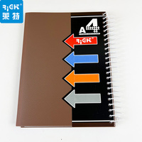 Carnet A4 à feuilles inversées, papier brun, région arabe