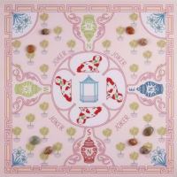 Nouvelle Nappe de Mahjong de Luxe Américaine Moderne en Caoutchouc Microfibre Imperméable Antidérapante pour la Maison, les Fêtes et les Tables de Jeu de Casino